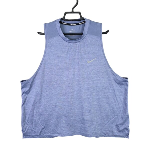 Womens Nike Dri-Fit Purple Sleeveless Tank Top Polyester Blend Athletic Wear 3X - Picture 1 of 9